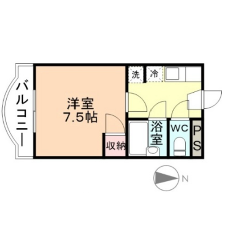 シティハイツ安野屋の物件間取画像